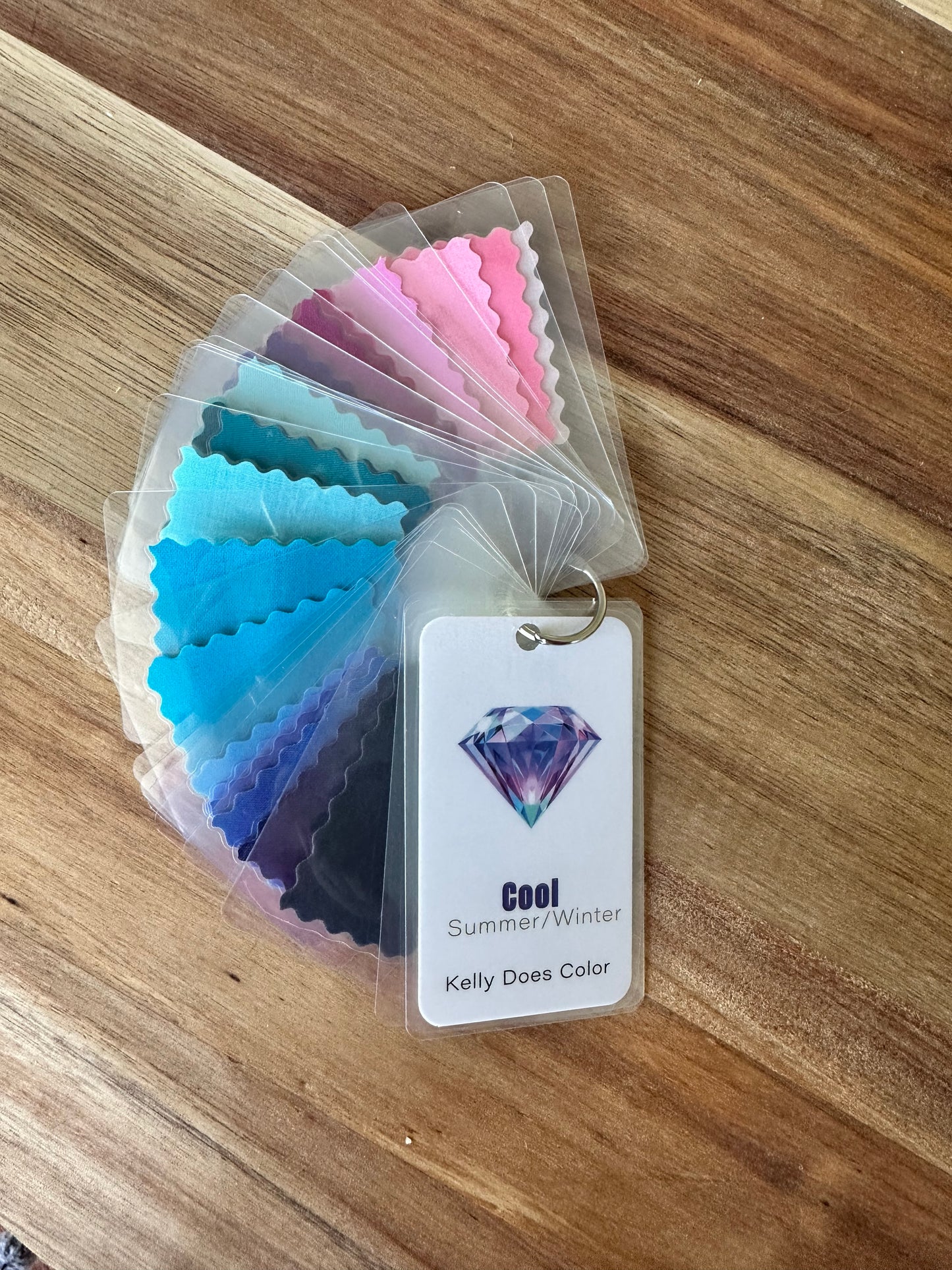 Cool Palette Swatch Ring