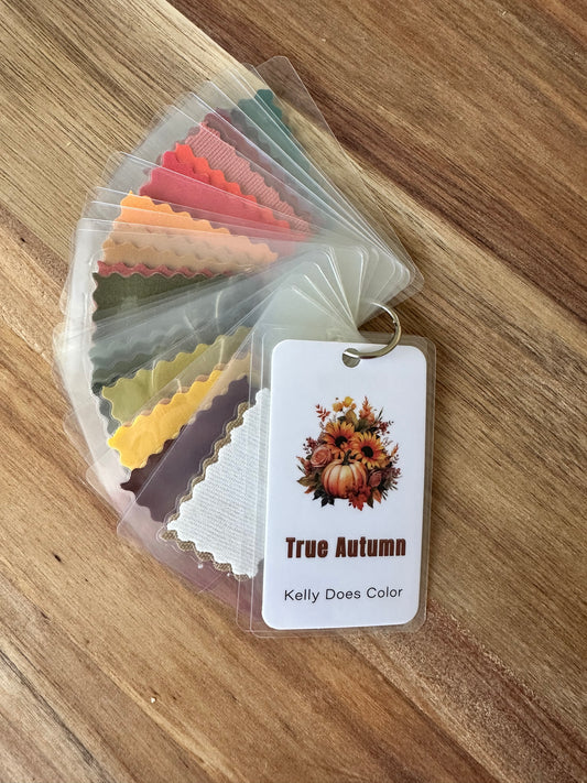 True Autumn Palette Swatch Ring