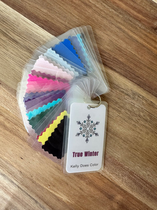 True Winter Palette Swatch Ring
